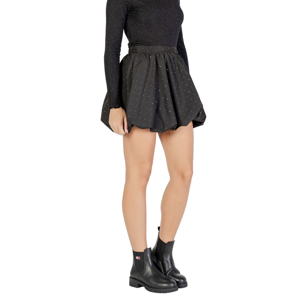 Jacqueline De Yong Black Mini Skirt