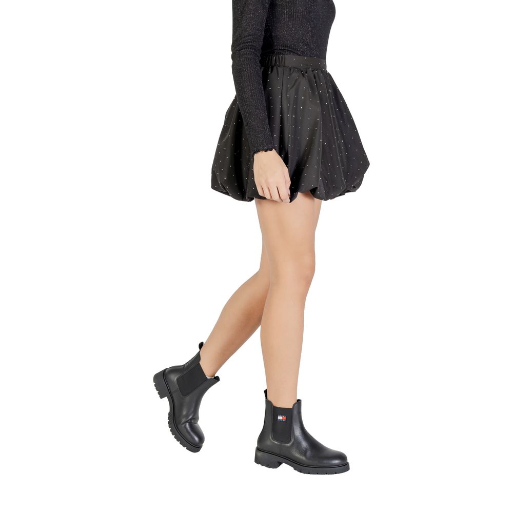 Jacqueline De Yong Black Mini Skirt