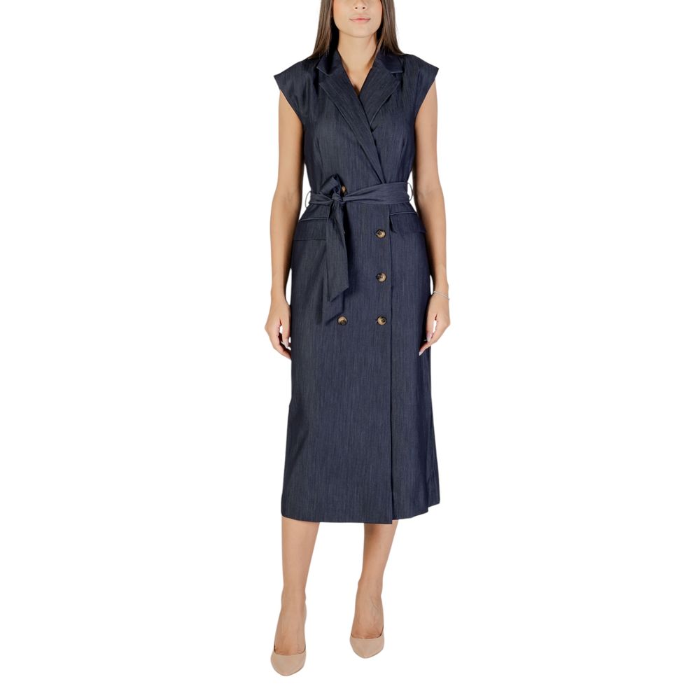 ICHI Blue Long Dress