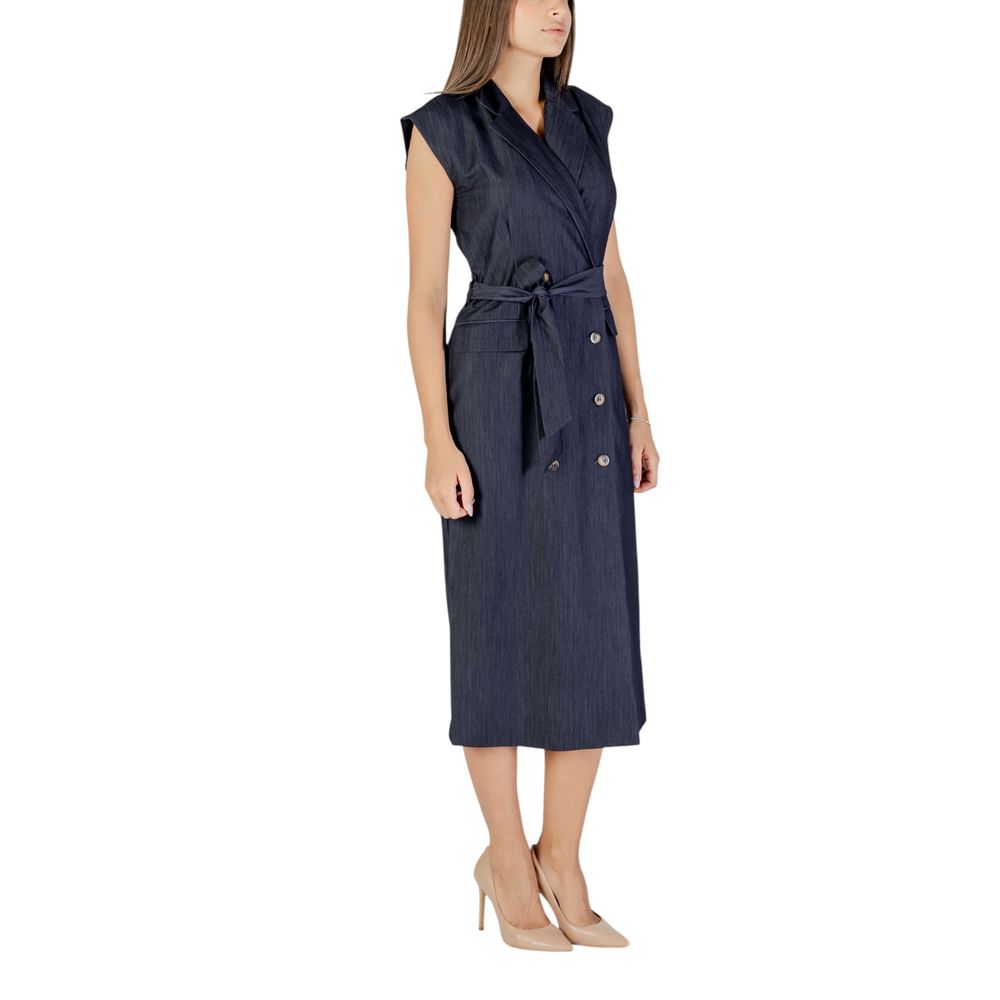 ICHI Blue Long Dress