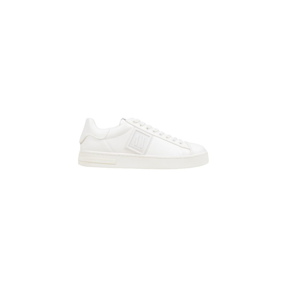Armani Exchange White Low Top Sneakers