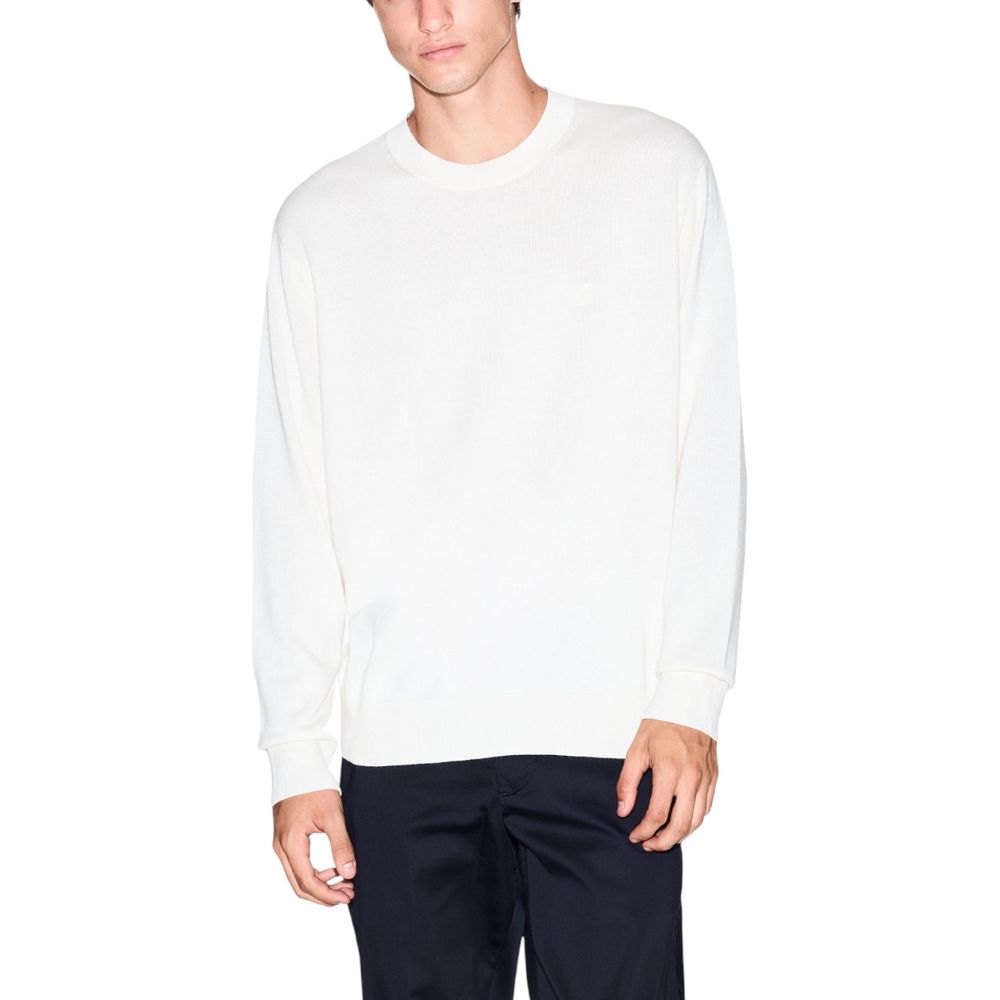 Armani Exchange Cream Viscose Sweatshirt