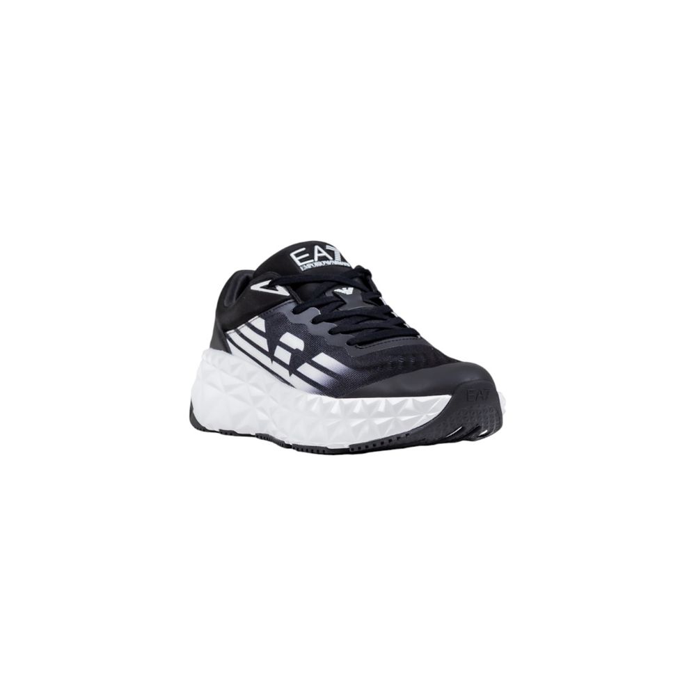 EA7 Emporio Armani Black And White Athletic Sneakers