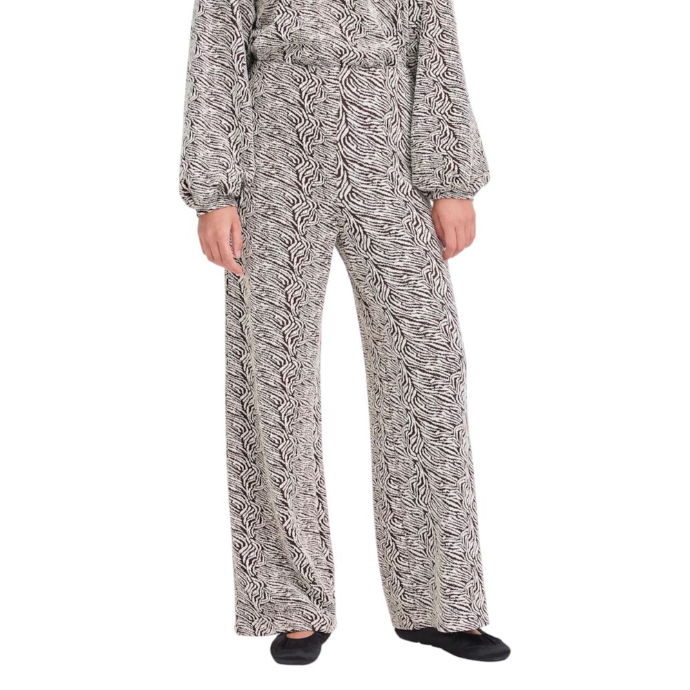 ICHI Brown Casual Pants