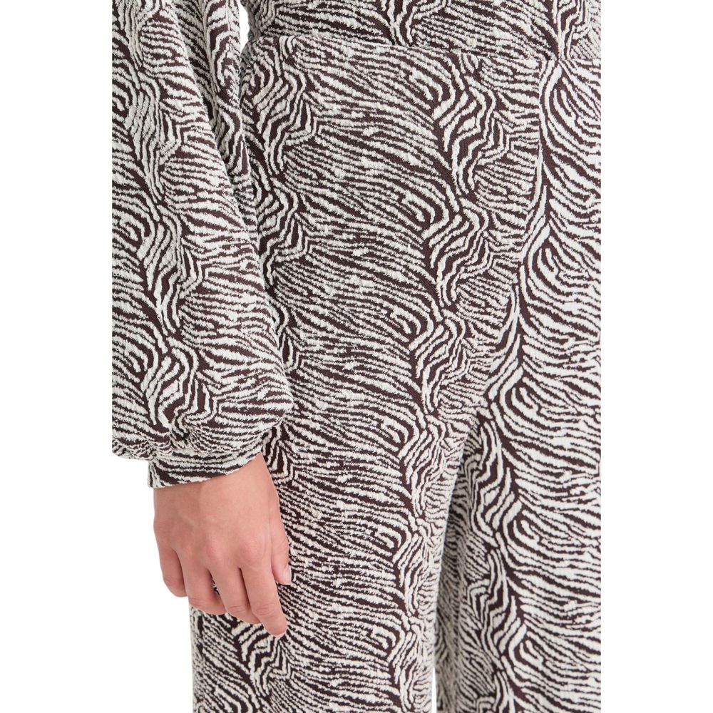 ICHI Brown Casual Pants