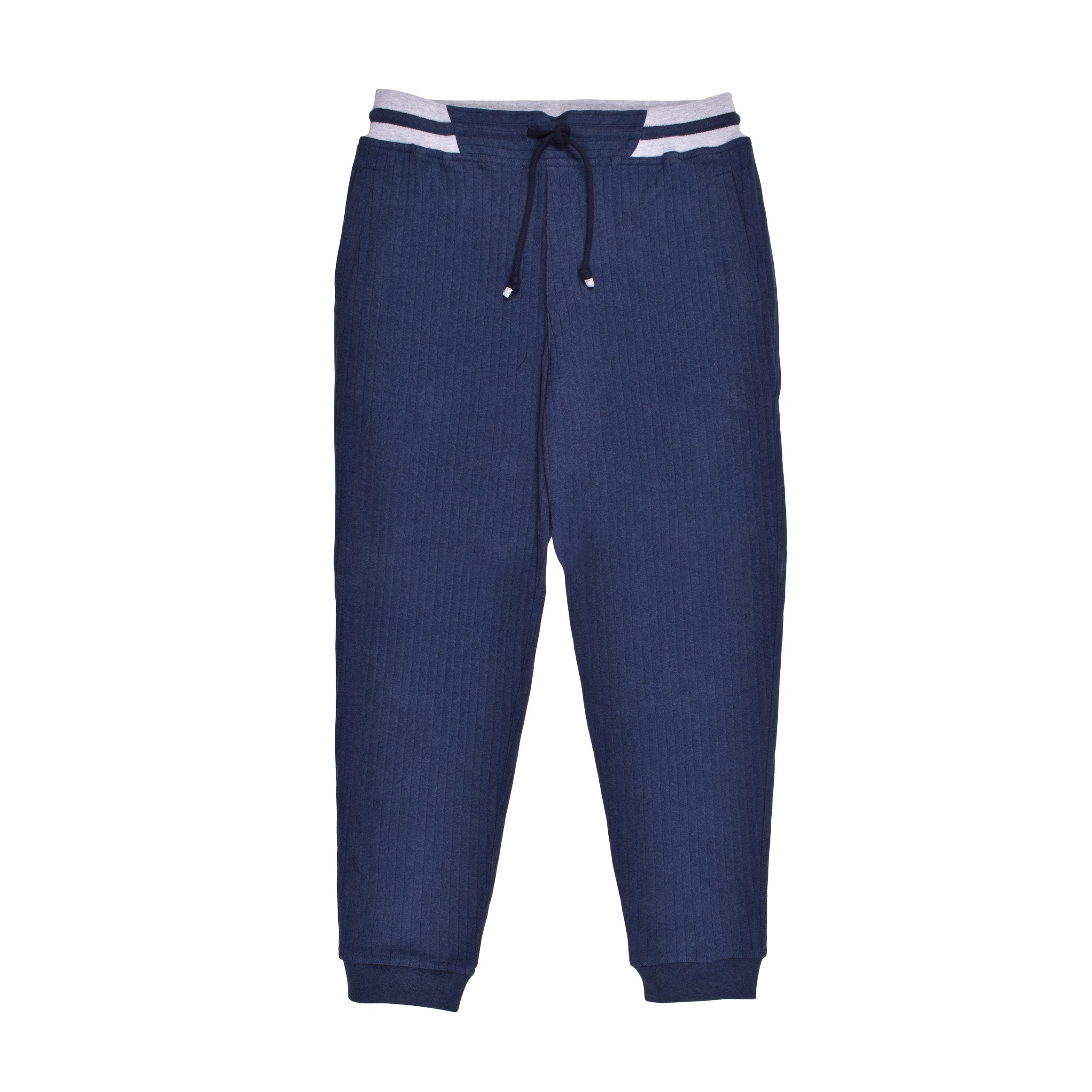 Brunello Cucinelli Blue Cotton Joggers (Workout Pants)