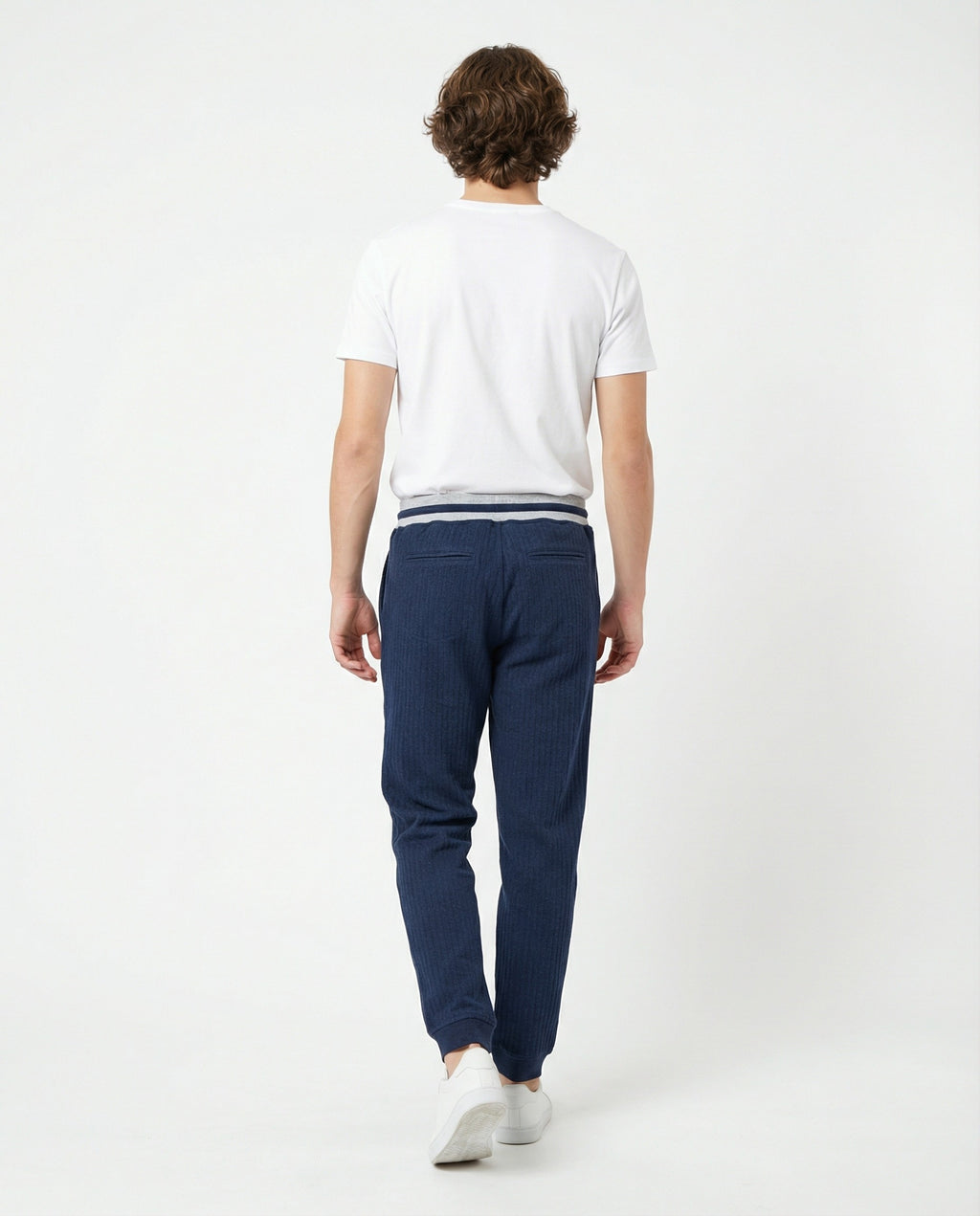 Brunello Cucinelli Blue Cotton Joggers (Workout Pants)
