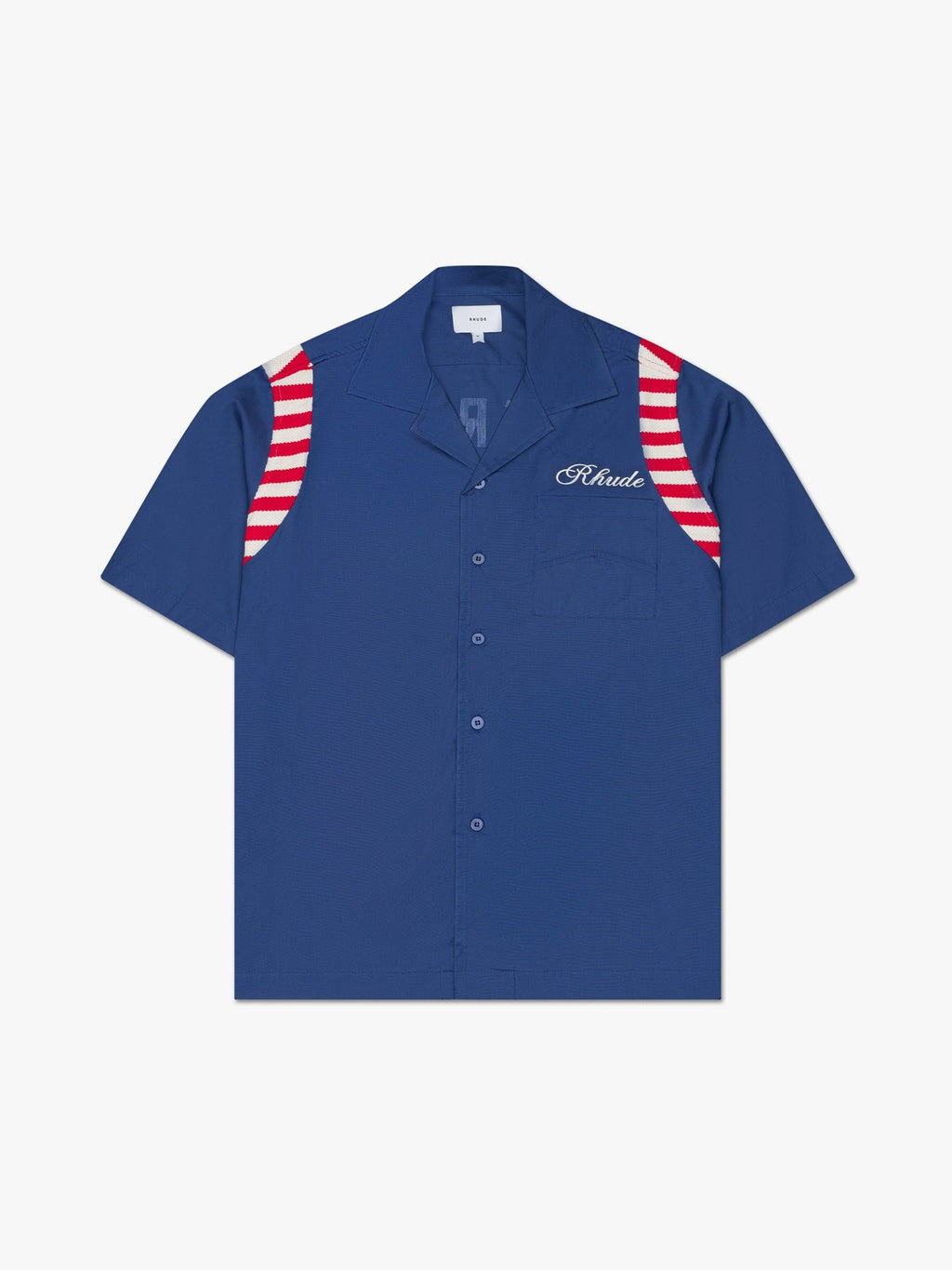 Rhude Blue Cotton T-Shirt