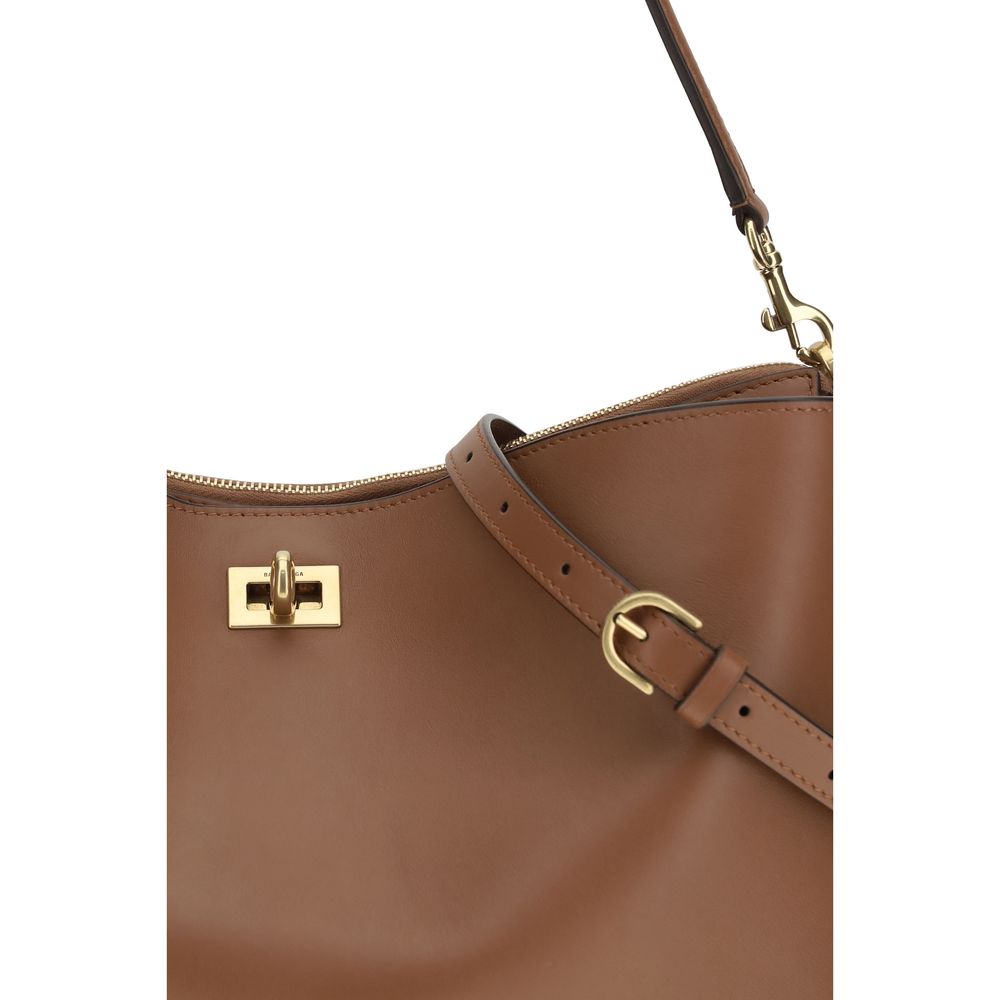 Balenciaga Beige Leather Shoulder Bag