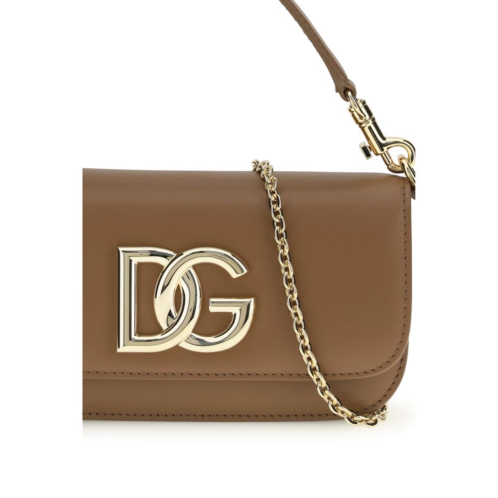 Dolce & Gabbana Brown Leather Handbag
