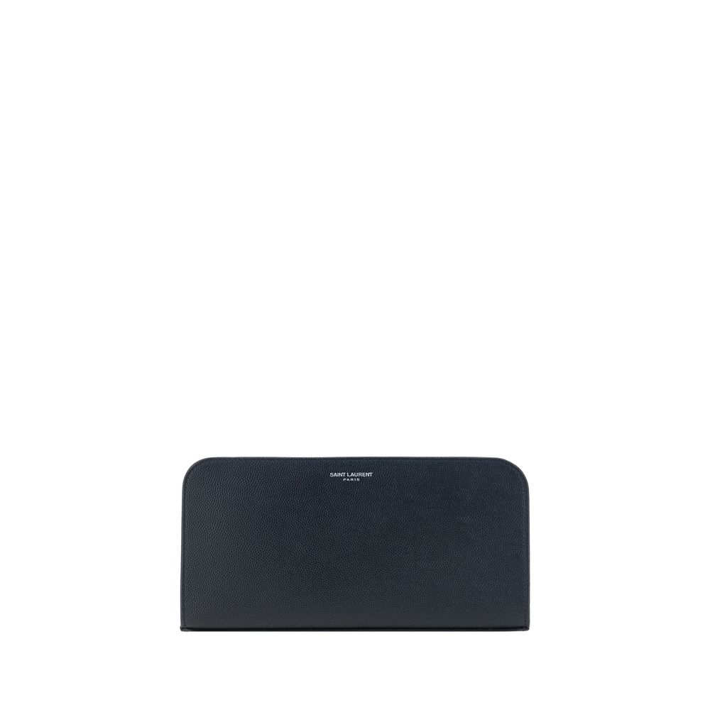 Saint Laurent Black Leather Wallet