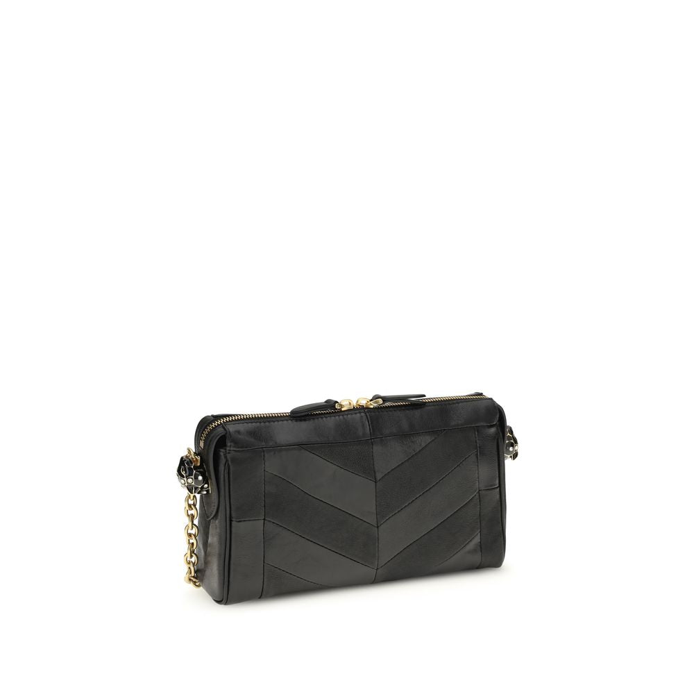 Valentino Garavani Black Aries Aries Shoulder Bag