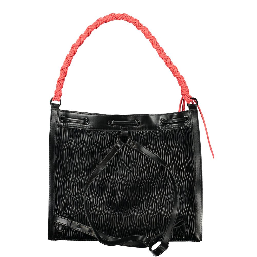 Desigual Black Women Backpack