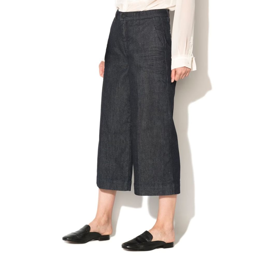 Gas Blue Cropped Jeans