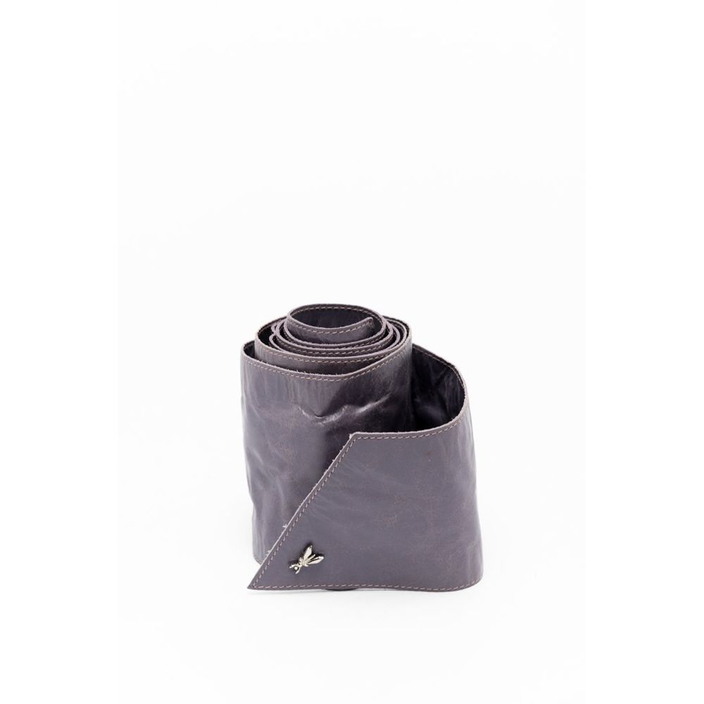 Patrizia Pepe Black Leather Regular Belt