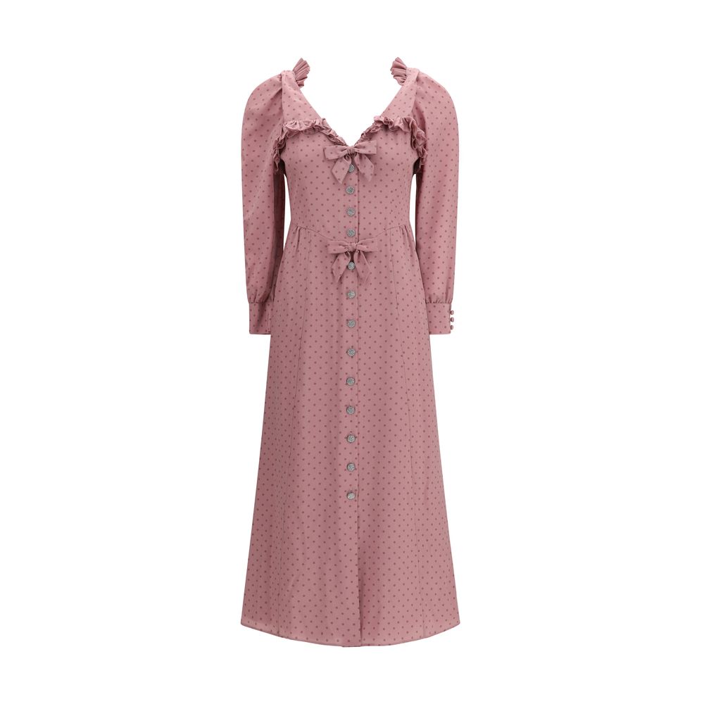 Alessandra Rich Multicolor Silk Casual Dress