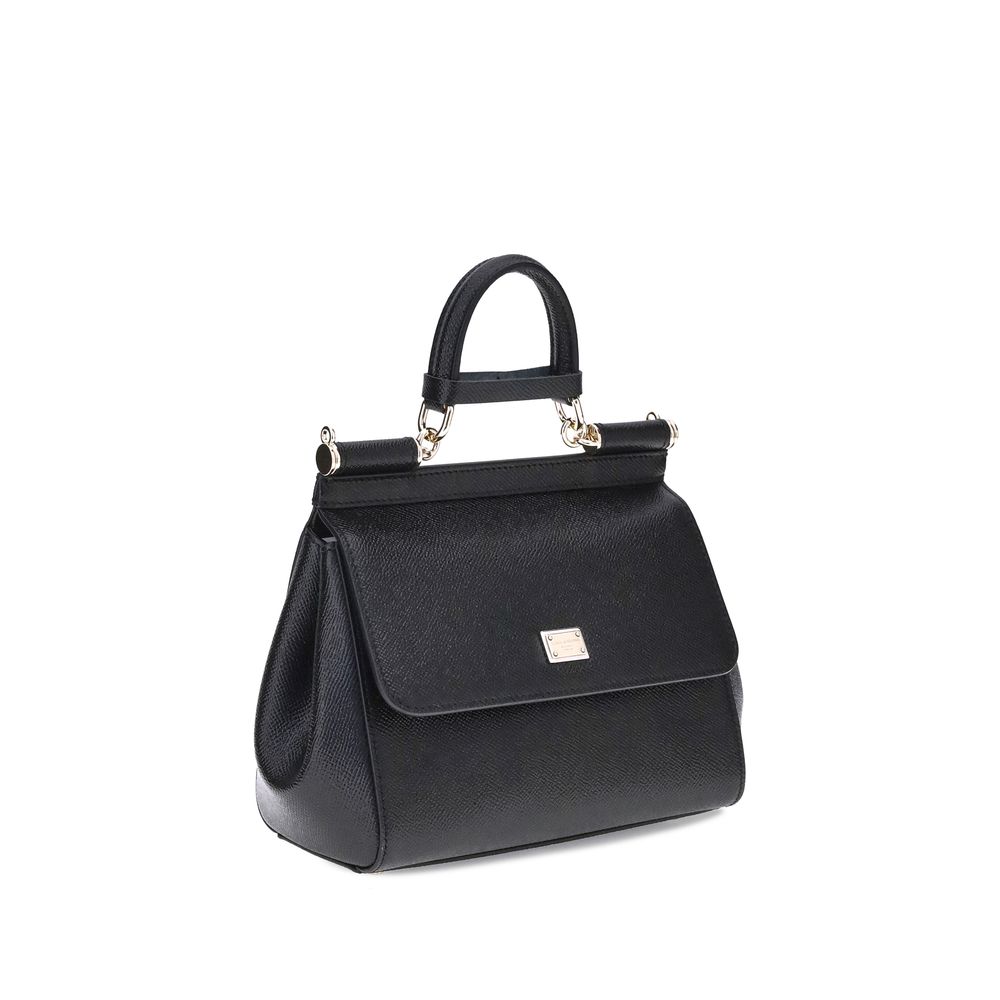 Dolce & Gabbana Black Leather Handbag