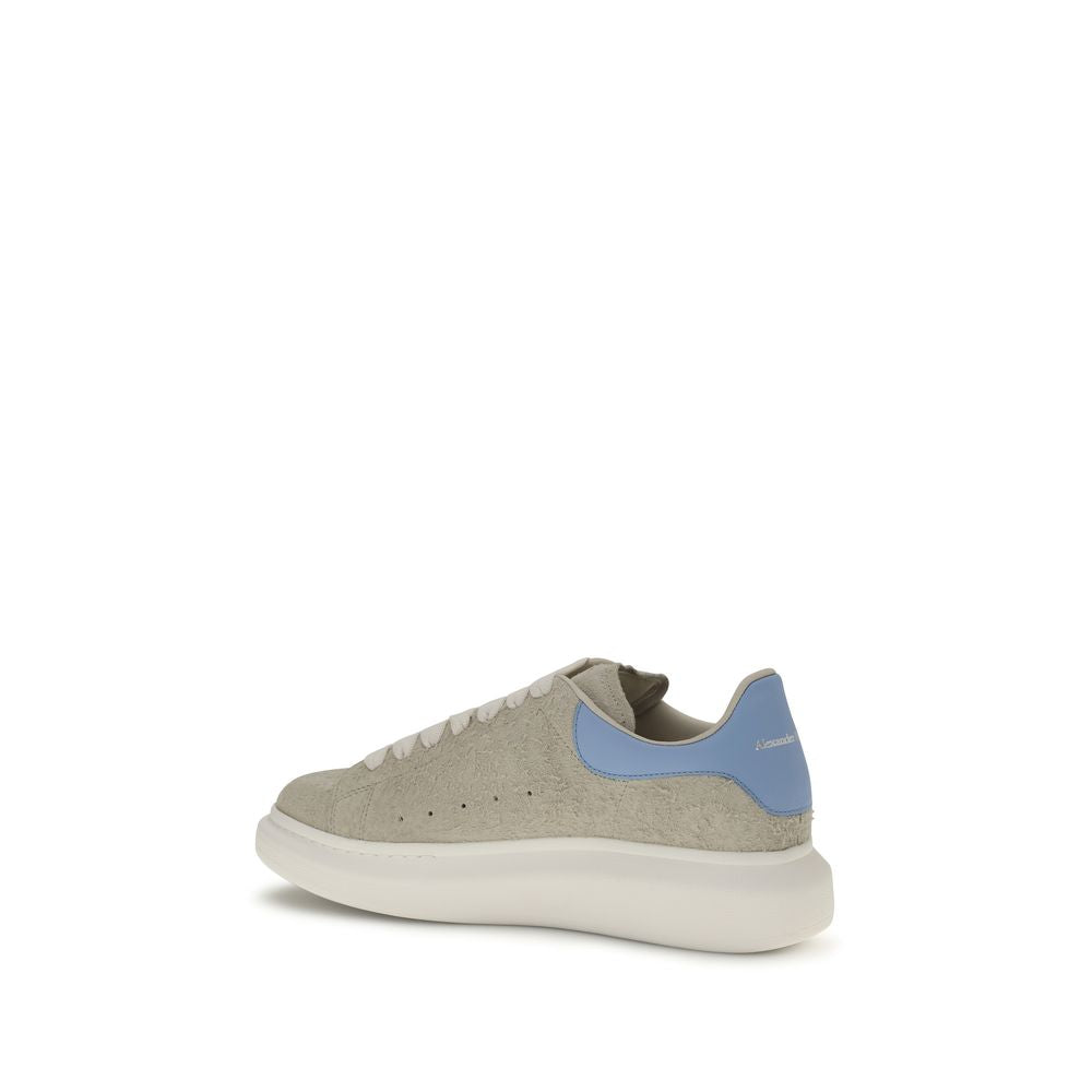 Alexander McQueen Beige Leather Chunky Sneakers
