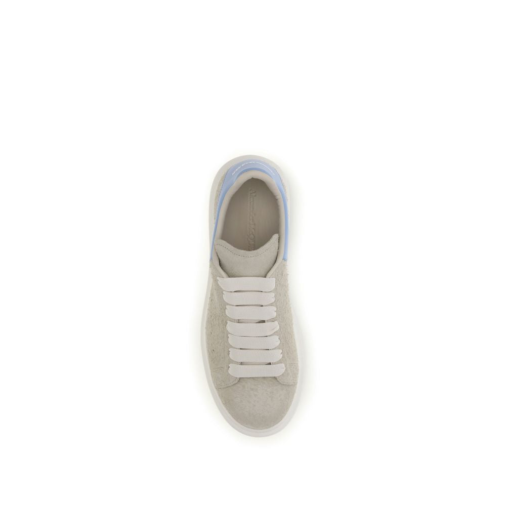 Alexander McQueen Beige Leather Chunky Sneakers
