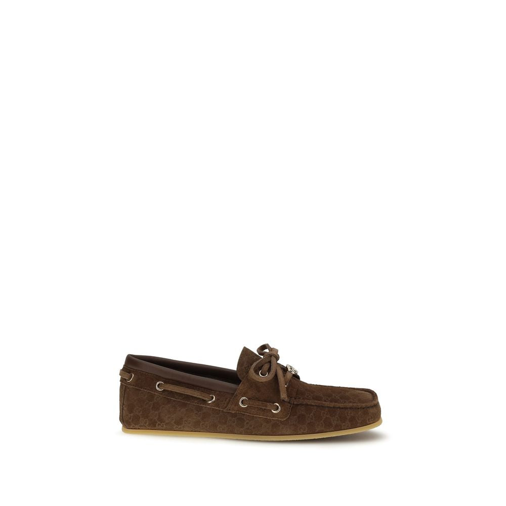 Gucci Brown Leather Slip-On Loafers - PreLoved & Luxe