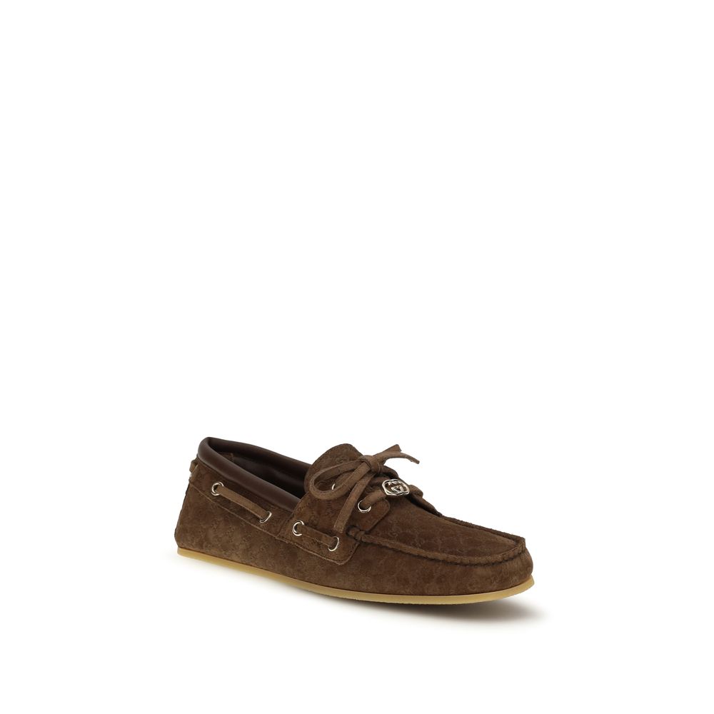 Gucci Brown Leather Slip-On Loafers - PreLoved & Luxe
