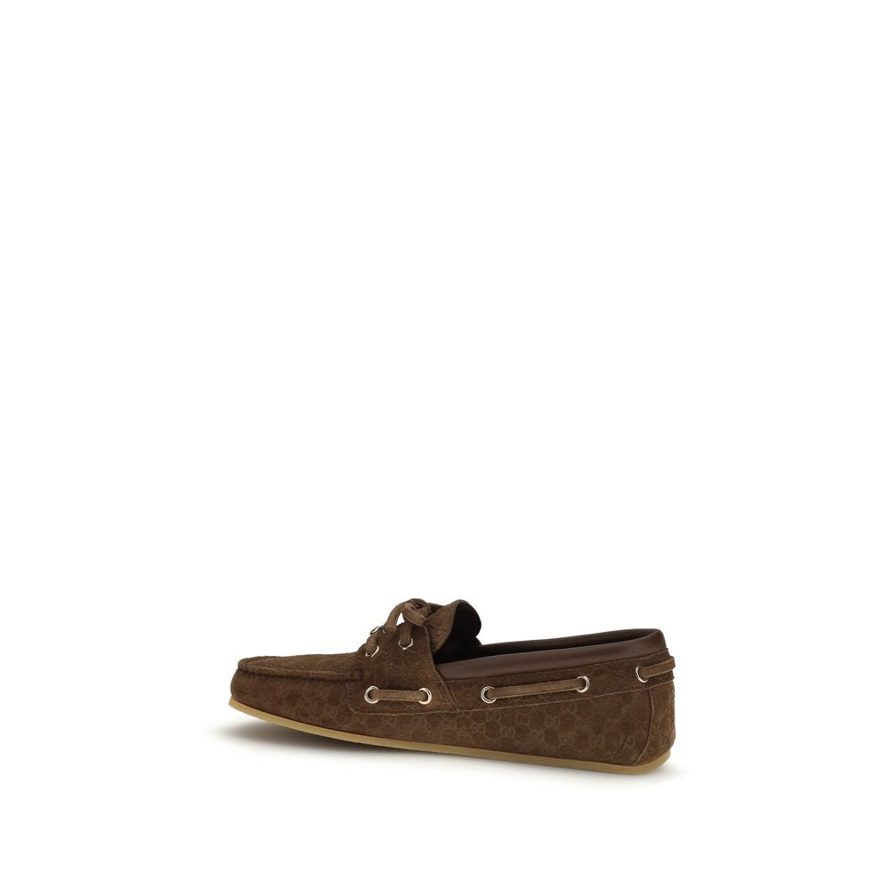 Gucci Brown Leather Slip-On Loafers - PreLoved & Luxe