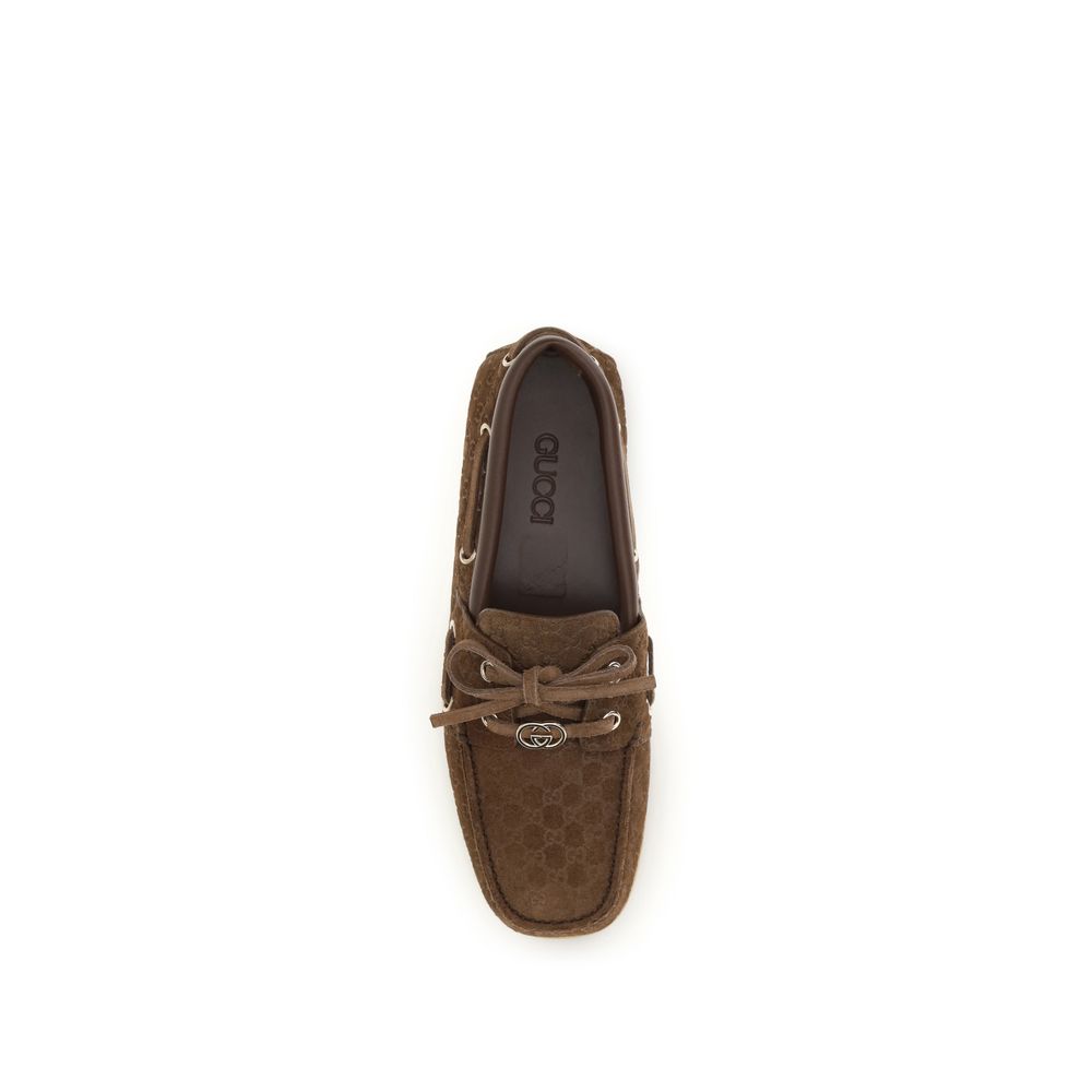 Gucci Brown Leather Slip-On Loafers - PreLoved & Luxe