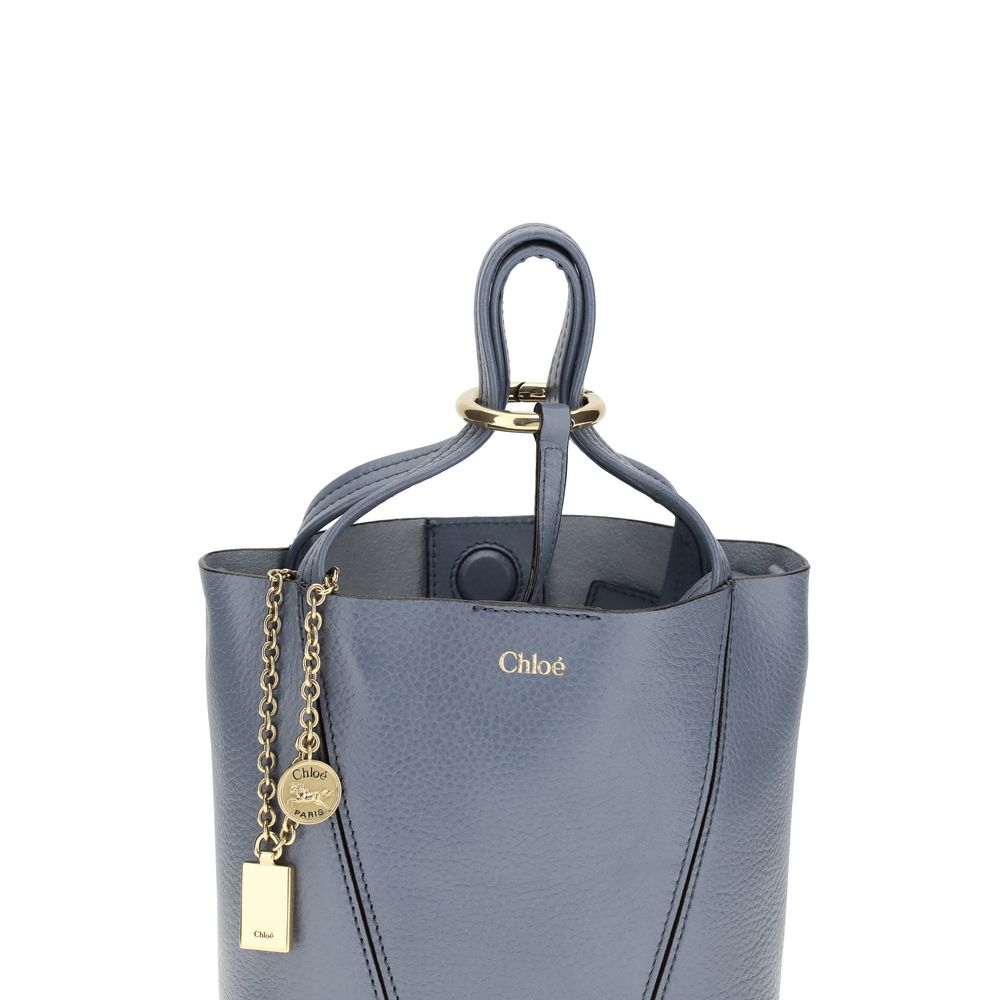 Chloé Blue Leather Shoulder Bag