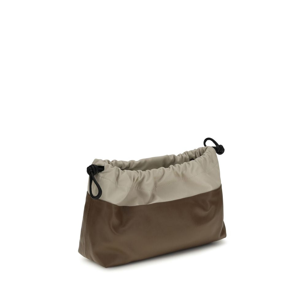 Pierre Hardy Brown Leather Shoulder Bag
