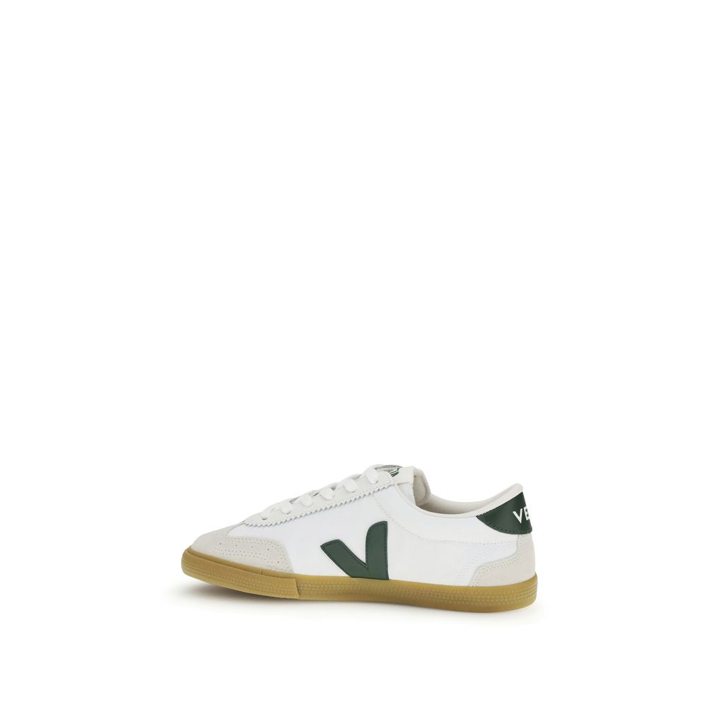 Veja White Leather Low Top Sneakers