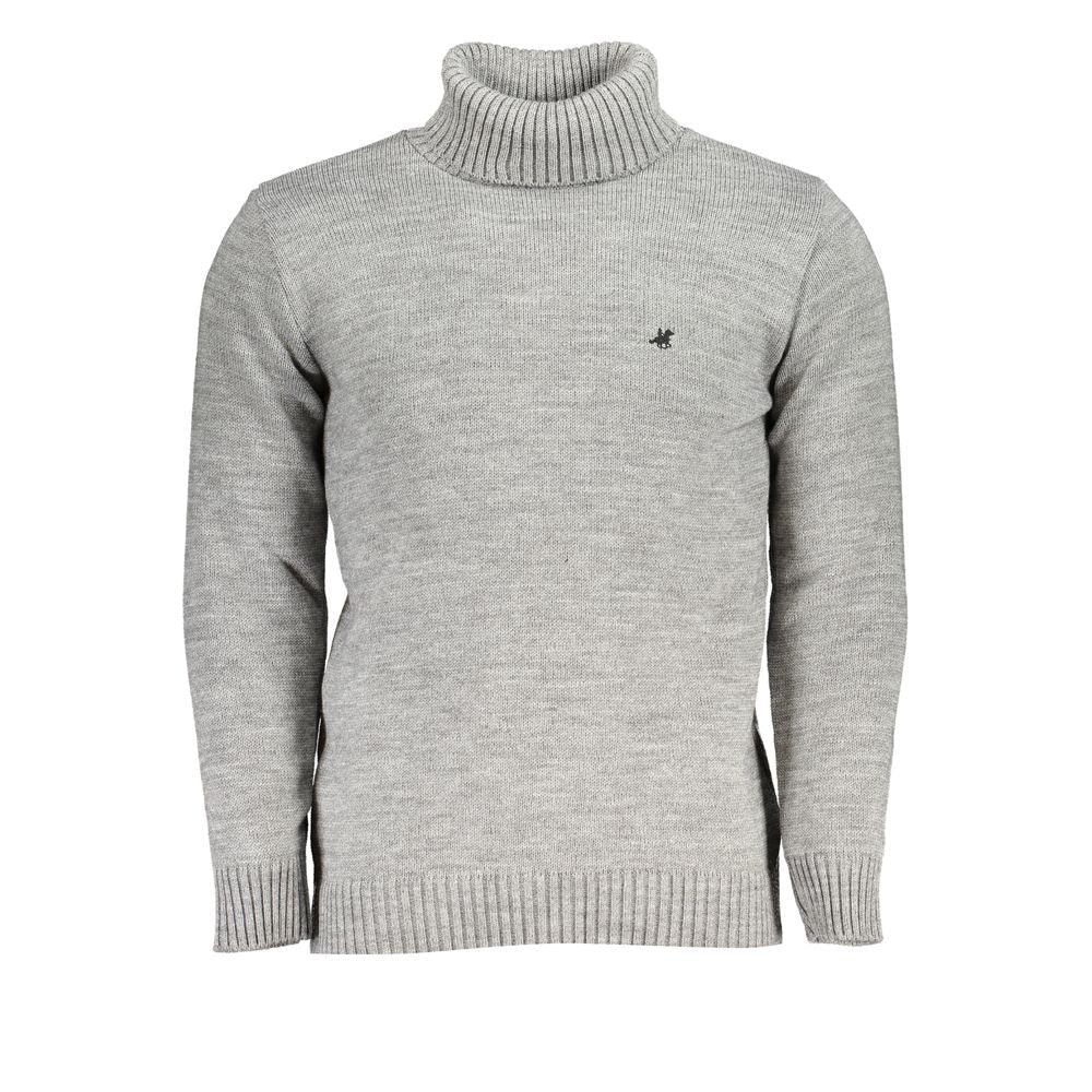 U.S. Grand Polo Grigio Acrylic Men Sweater