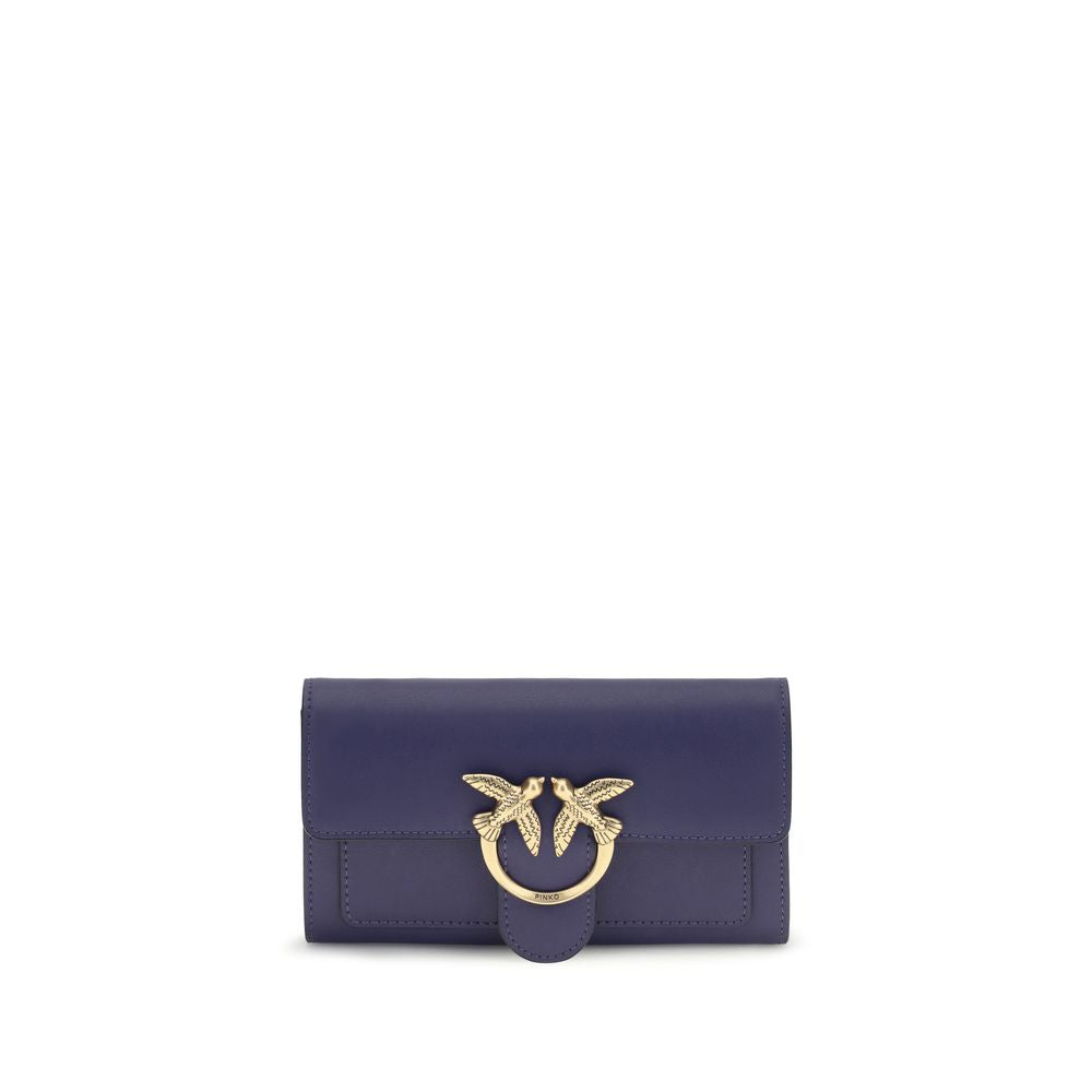 PINKO Blue Leather Wallet