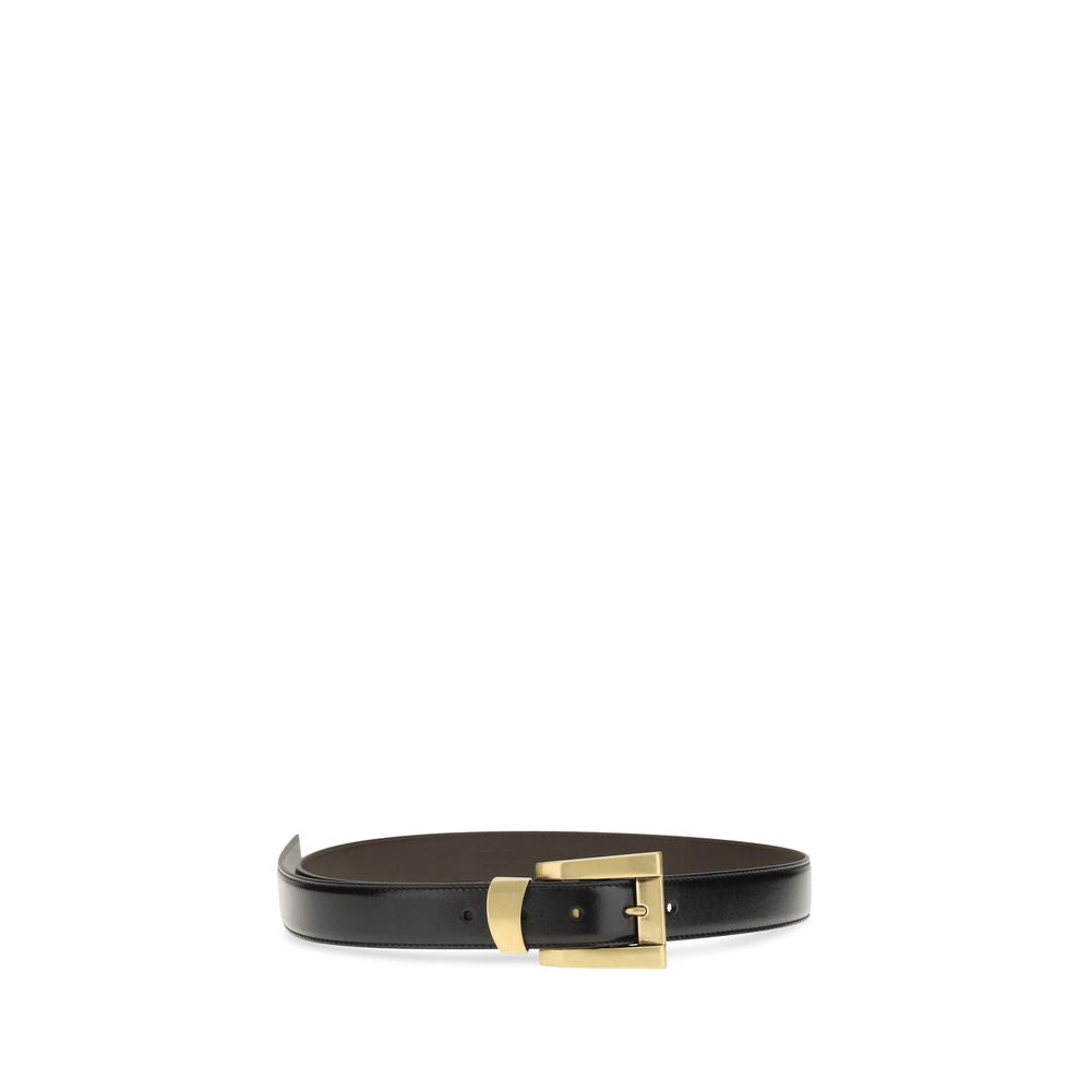 Versace Brown Leather Regular Belt - PreLoved & Luxe