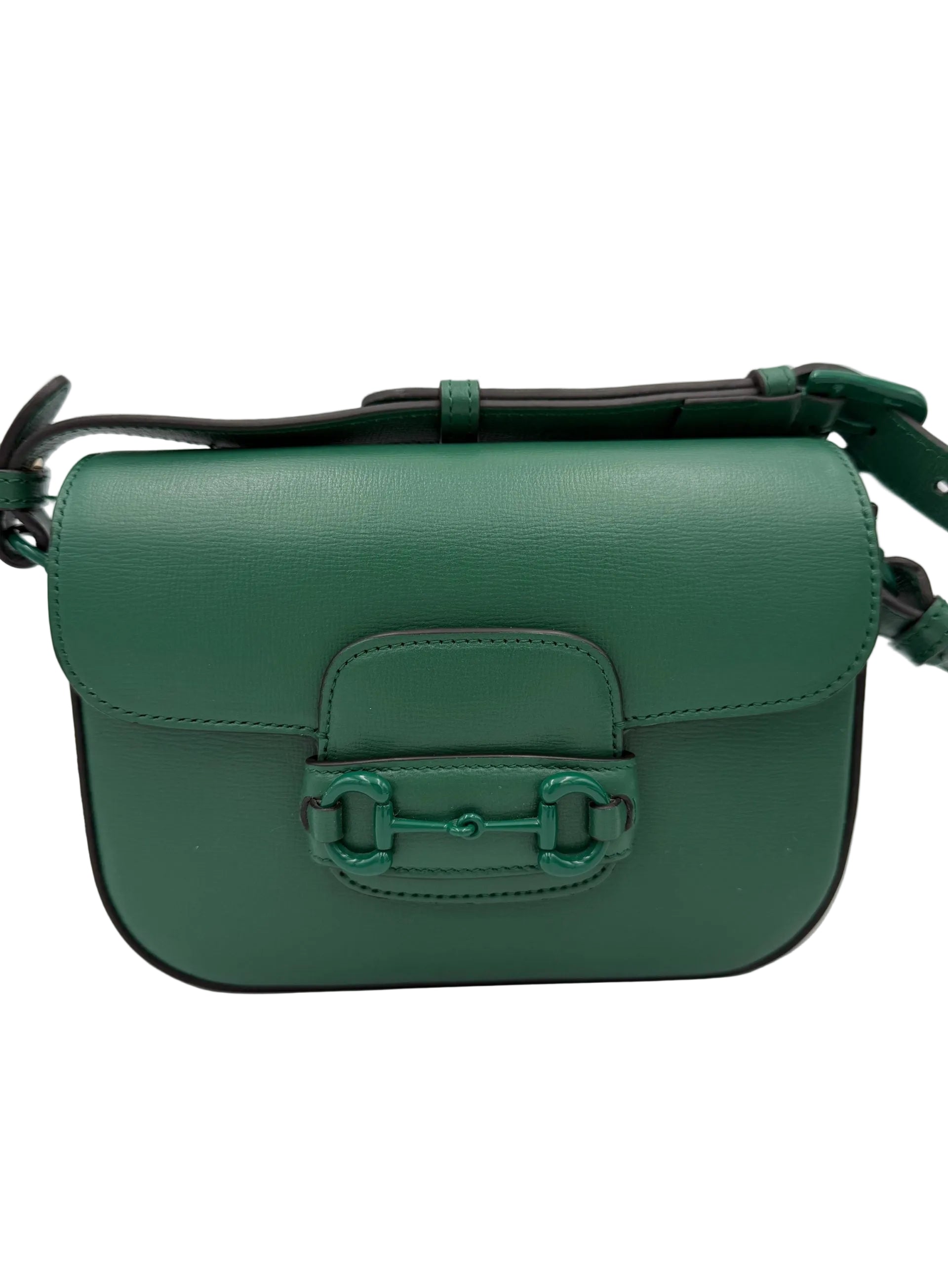 Gucci GUCCI HORSEBIT 1955 Emerald Handbag - PreLoved & Luxe