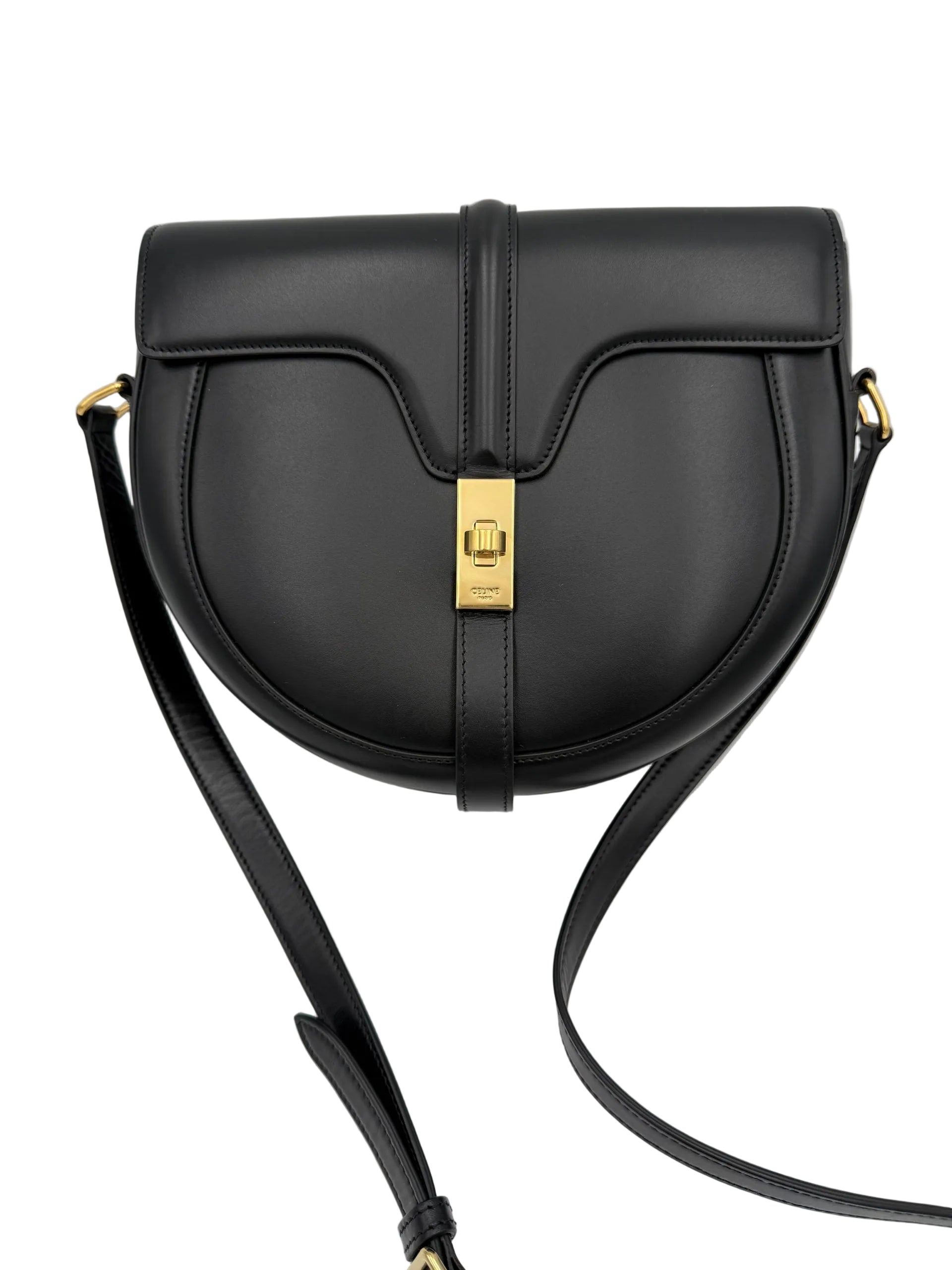 Celine CELINE Sac 16 Besace Black Large Bag - PreLoved & Luxe