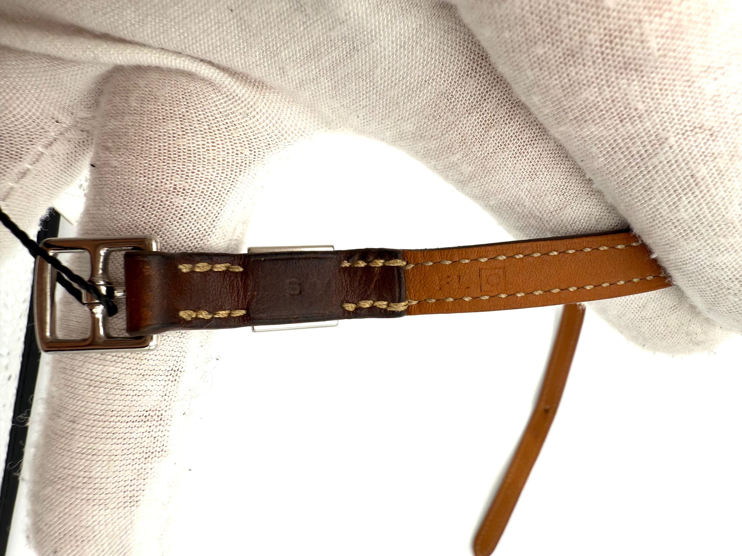 Pre-Owned Hermès HERMÈS MEDOR Bracelet White  Women's AB (Very Good — between Lightly Used and Used)