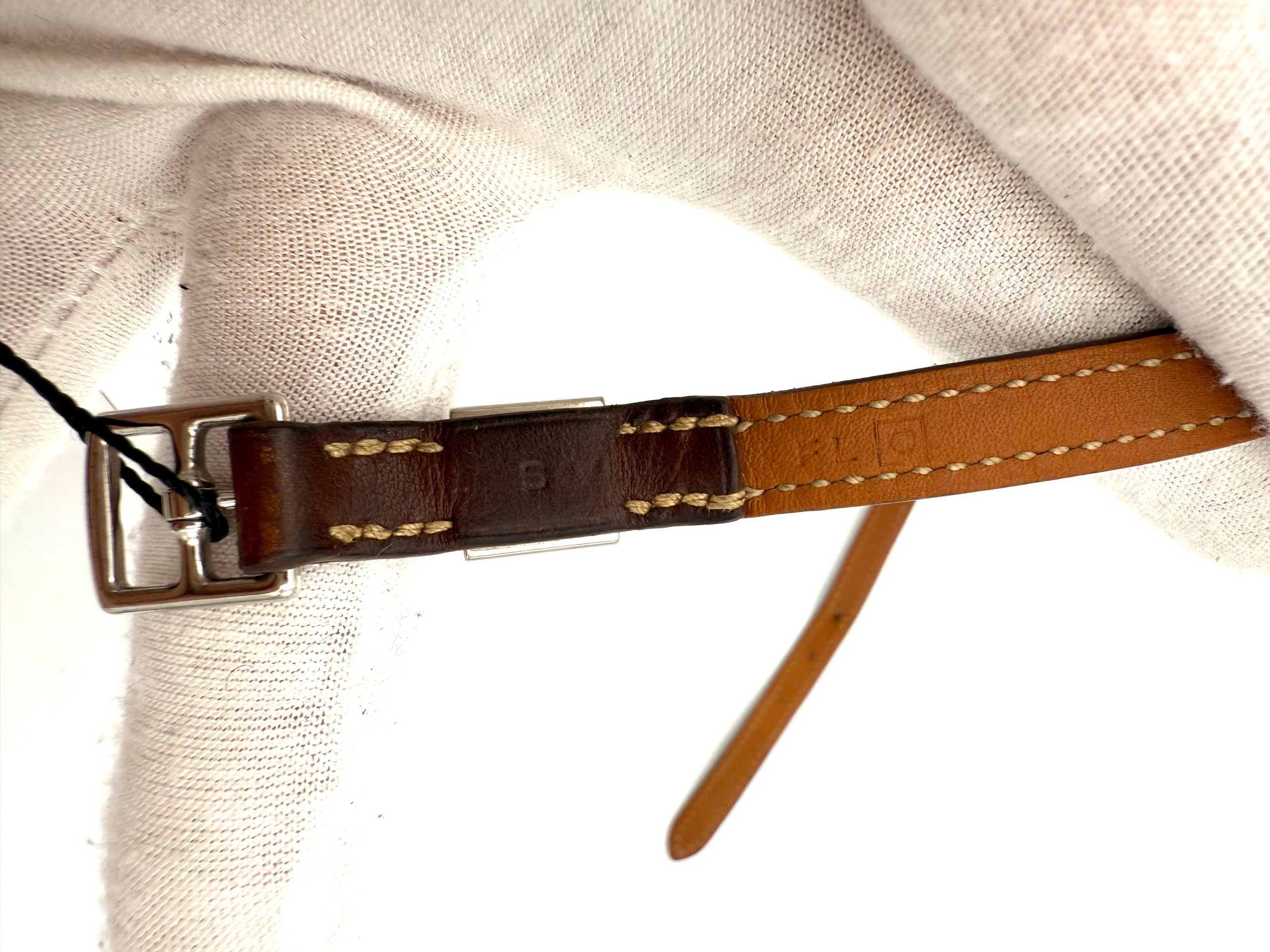Pre-Owned Hermès HERMÈS MEDOR Bracelet White  Women's AB (Very Good — between Lightly Used and Used)