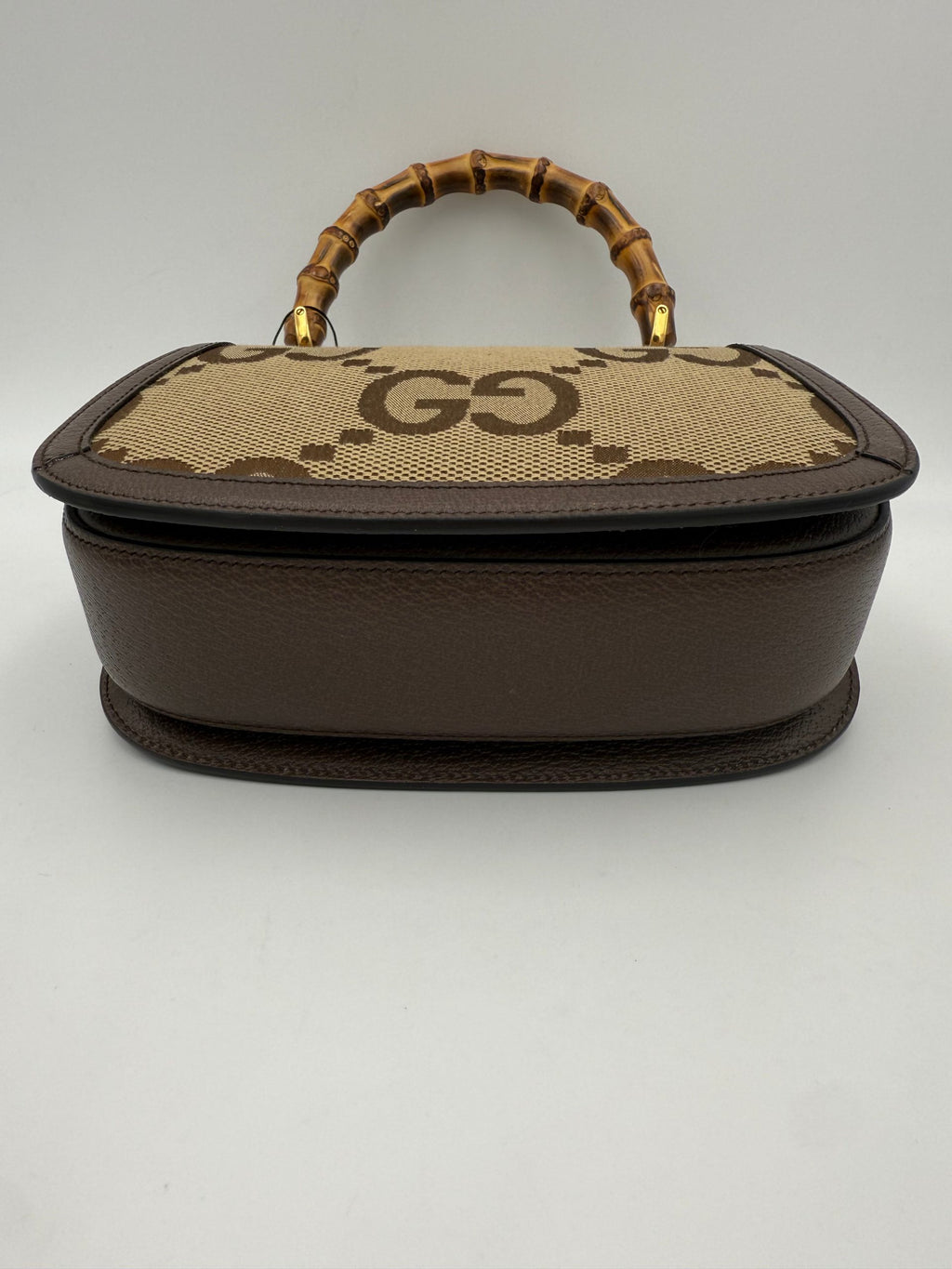 Gucci GUCCI BAMBOO 1947 GG Canvas Handbag - PreLoved & Luxe