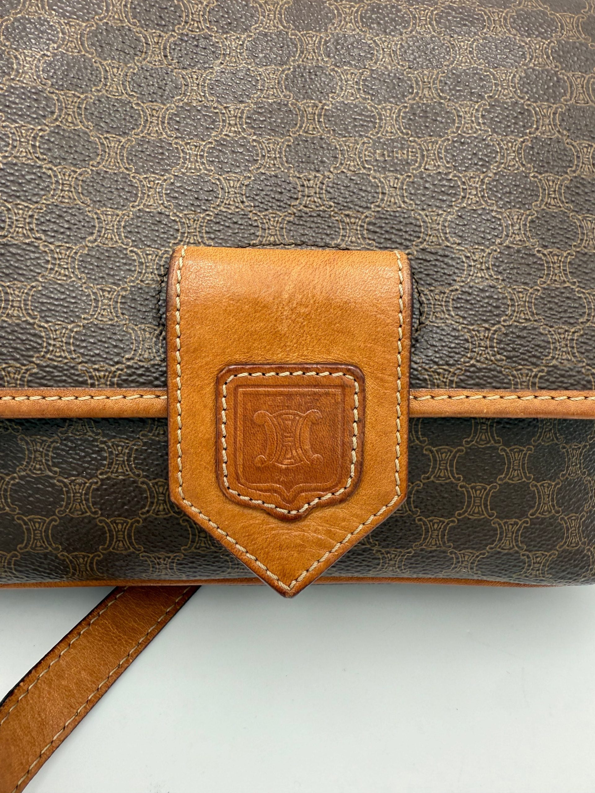 Celine CELINE TRIOMPHE Vintage Monogram Handbag - PreLoved & Luxe