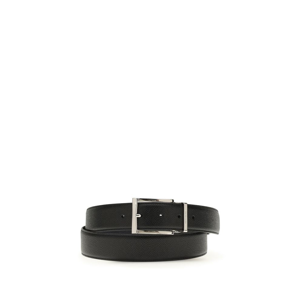 Ferragamo Blue Leather Regular Belt