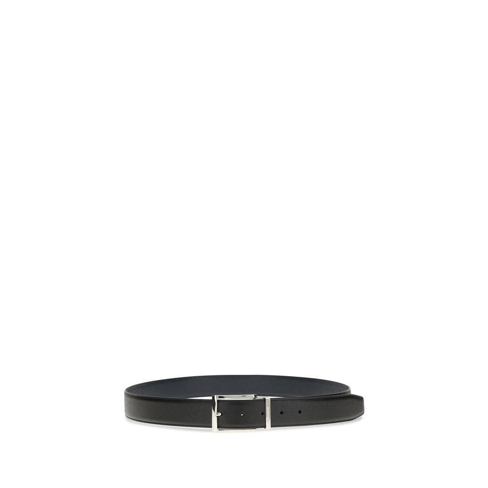 Ferragamo Blue Leather Regular Belt