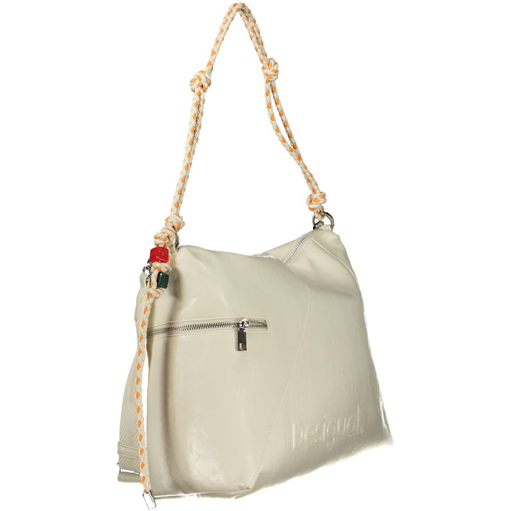 Desigual Ecru Women Handbag