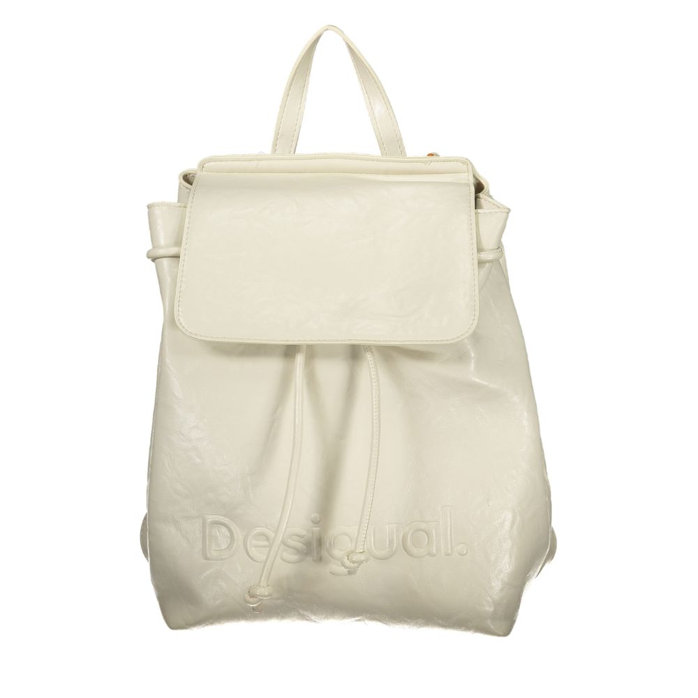 Desigual Ecru Women Backpack