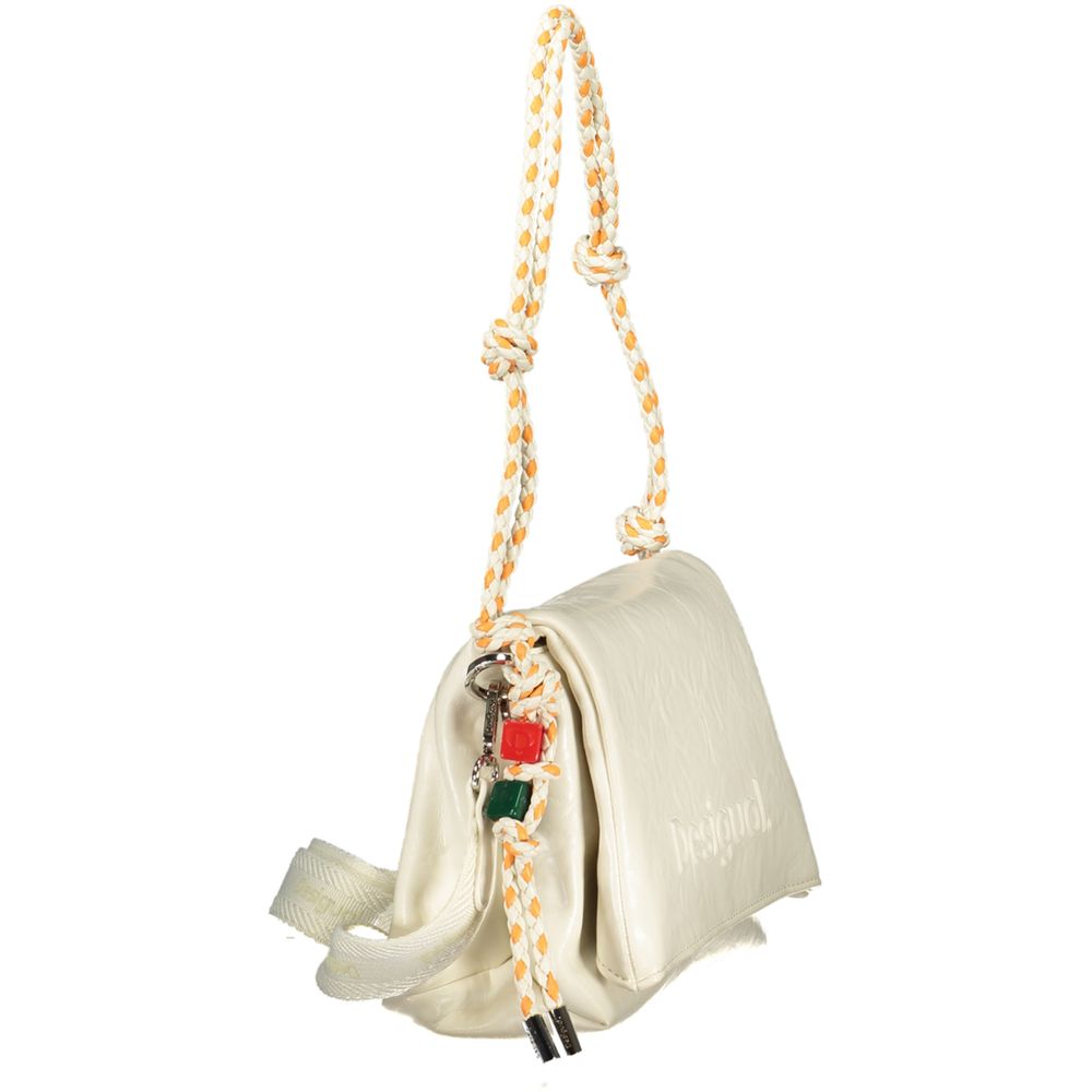 Desigual Ecru Women Handbag