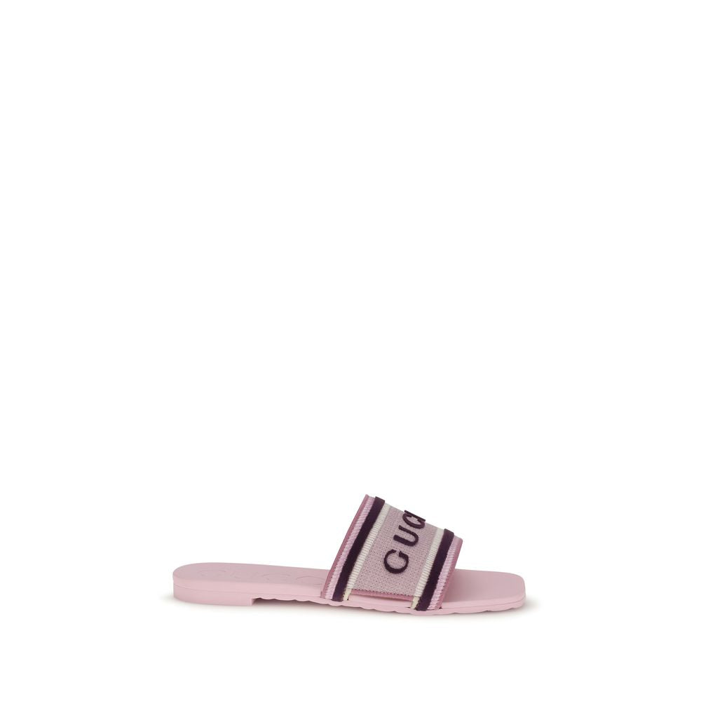Gucci Multicolor Cotton Flat Sandals - PreLoved & Luxe