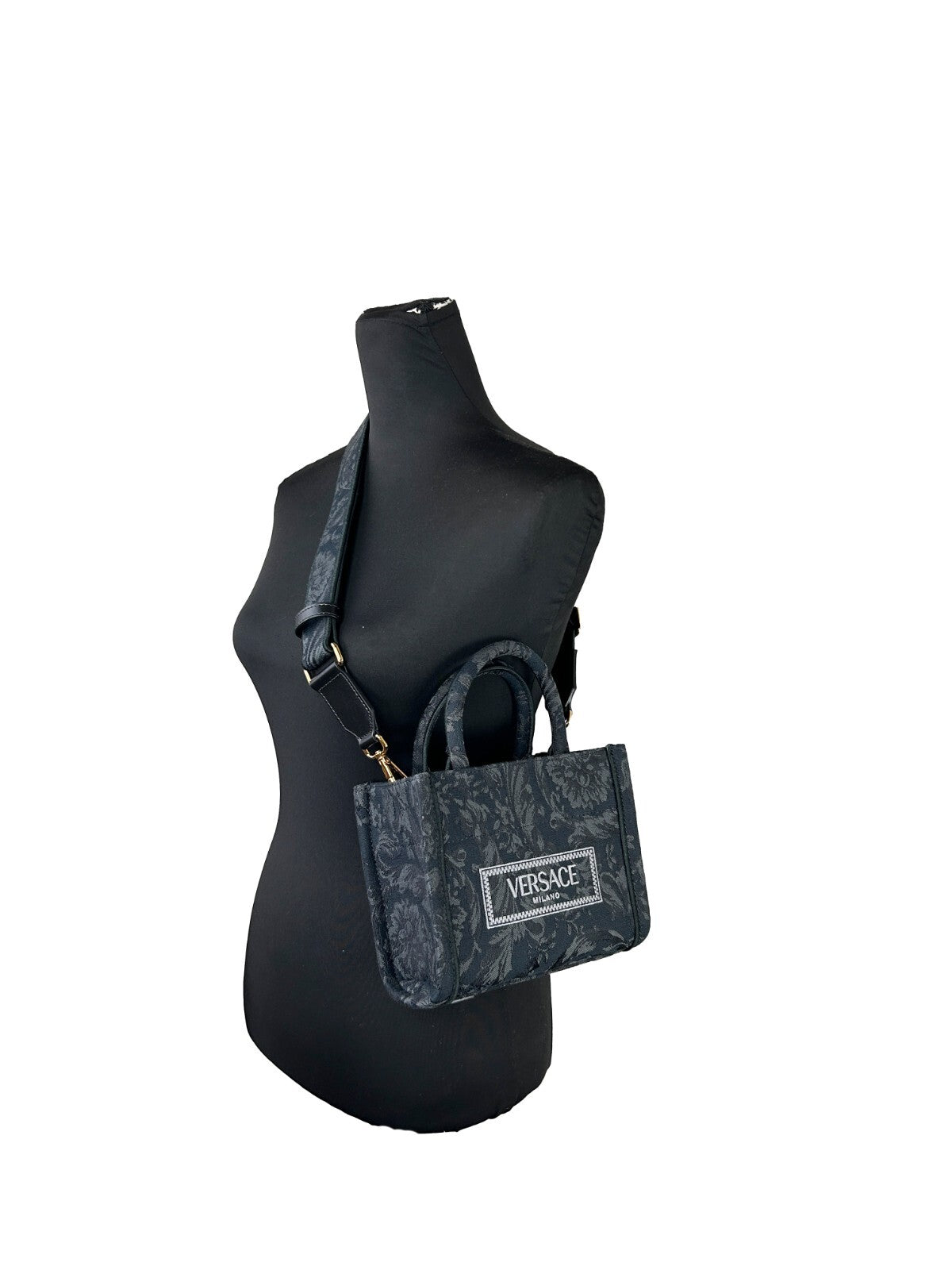 Versace Women'S 'Extra Small Athena' Shopping Bag Black - PreLoved & Luxe