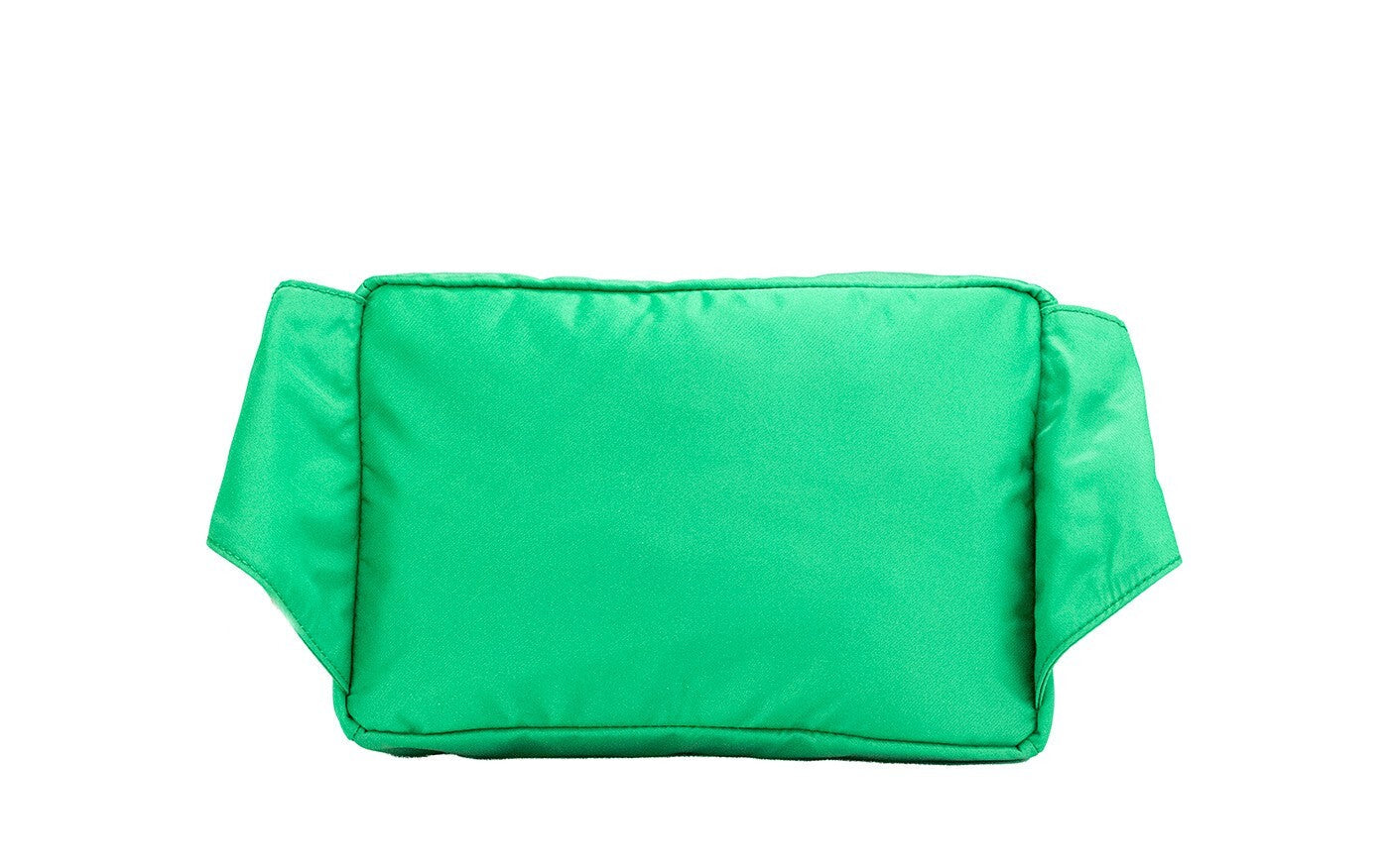 Versace Small Bright Green Nylon Matte Medusa Belt Bag Waist Fanny Pack Purse - PreLoved & Luxe