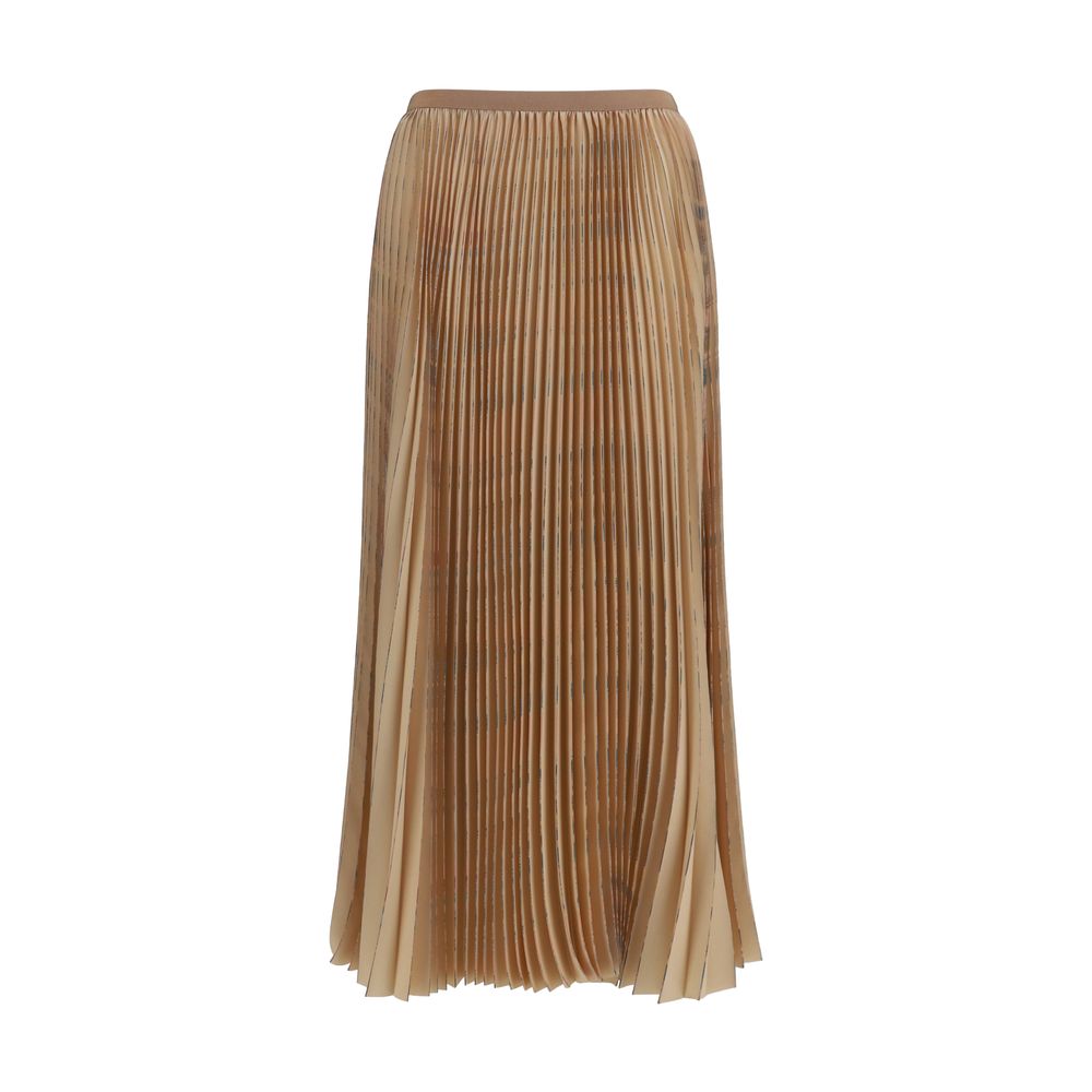 Fabiana Filippi Beige Polyester Midi Skirt