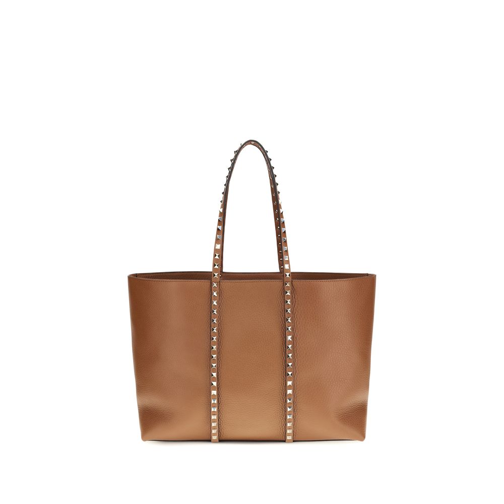 Valentino Garavani Brown Leather Shoulder Bag