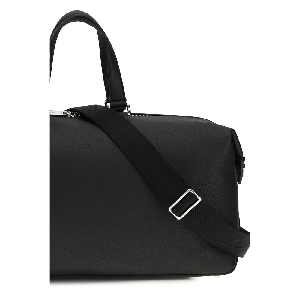 Fendi Black Leather Luggage And Travel